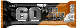 Weider 60% Protein Bar fehérje szelet - 45 g - sós mogyoró-karamell