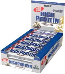 Weider 40% Protein Bar fehérje szelet - 24x50 g - sztracsatella
