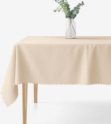 Goldea ünnepi szögletes teflon terítő - pezsgő színű alapon fényes négyzetek 140 x 220 cm