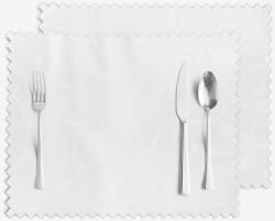 Goldea ünnepi teflonos reggeliző alátét - fehér nagy ornamentekkel ékesített - 2db 30 x 40 cm
