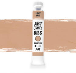 AK Interactive - LIGHT MUD - Világos sár színű olajfesték 20 ml - AKABT125