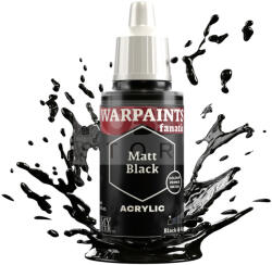 Army Painter The Army Warpaints Fanatic: Matt Black 18 ml-es akrilfesték WP3001
