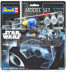 Revell Star Wars Model Set Darth Vader TIE vadászgépe 1: 121 űrhajó makett 63602R