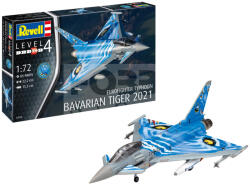 Revell Eurofighter Typhoon Bavarian Tiger 2021 1: 72 replülő makett 03818R