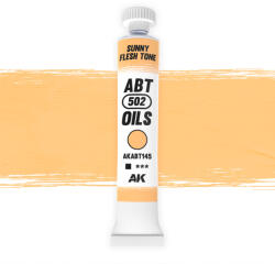 AK Interactive - SUNNY FLESH TONE - Világos bőrtónus színű olajfesték 20 ml - AKABT145