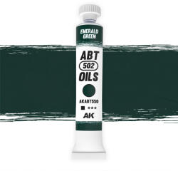 AK Interactive - EMERALD GREEN - Smaragdzöld színű olajfesték 20 ml - AKABT550