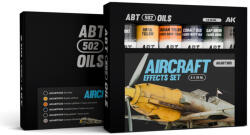 AK Interactive - AIRCRAFT EFFECTS SET - olajfesték szett 6X20 ml - AKABT305