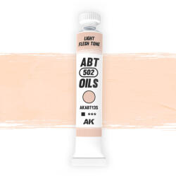 AK Interactive - LIGHT FLESH TONE - Világos bőrtónus színű olajfesték 20 ml - AKABT135