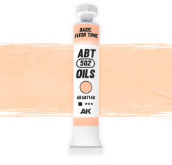 AK Interactive - BASIC FLESH TONE - Alap bőrtónus színű olajfesték 20 ml - AKABT140