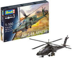 Revell AH-64A Apache 1: 100 helikopter makett 04985R