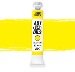 AK Interactive - LEMON YELLOW - Citromsárga színű olajfesték 20 ml - AKABT530