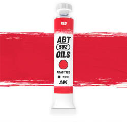 AK Interactive - RED - Vörös színű olajfesték 20 ml - AKABT120