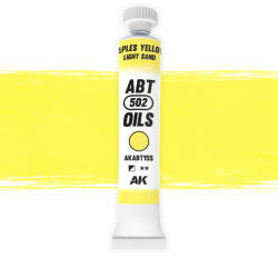 AK Interactive - NAPLES YELLOW/LIGHT SAND - Világos homok színű olajfesték 20 ml - AKABT155