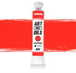 AK Interactive - VERMILION - Vörösesnarancs színű olajfesték 20 ml - AKABT605