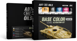AK Interactive - BASE COLOR ALTERATION SET - olajfesték szett 6X20 ml - AKABT308
