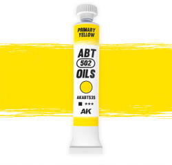 AK Interactive - PRIMARY YELLOW - Sárga színű alapozó olajfesték 20 ml - AKABT535