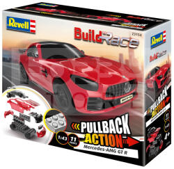 Revell Build n Race Mercedes-AMG GT R, piros 1: 43 autó makett 23154R