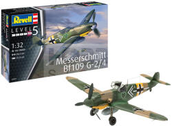 Revell Messerschmitt Bf109G-2/4 1: 32 repülő makett 03829R