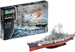 Revell Battleship Bismarck 1: 350 hajó makett 05040R