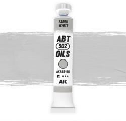AK Interactive - FADED WHITE - Fakult fehér színű olajfesték 20 ml - AKABT165
