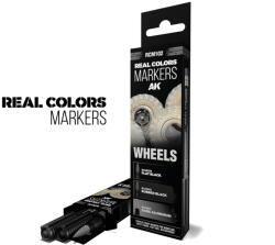 AK Interactive Wheels RC Markers Set (RCM102) - Professzionális Makettfesték Készlet