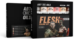 AK Interactive - FLESH COLORS SET - olajfesték szett 6X20 ml - AKABT301