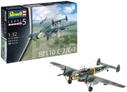 Revell Messerschmitt Bf110 C-7 1: 32 repülő makett 04961R