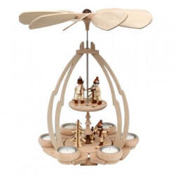  Sigro Karácsonyi piramis forgó fából Biathlon