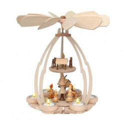  Sigro Karácsonyi piramis forgó fából Madáretetés