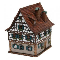 Sigro Kerámia karácsonyi házikó Illóolaj tartó (kémény) F. Schiller Geburtshaus 10, 5 x 14 x 14, 5 cm