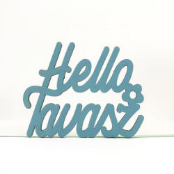 Corolla Exp-Imp. Kft Ódonkék "Helló Tavasz" felirat 8, 5x11cm