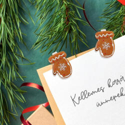  Mézeskalács kesztyű csipeszes 2db/csomag