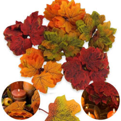  Őszi falevelek vegyes színek 6x48db/csomag - OKOSÁR!