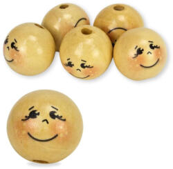 Corolla Exp-Imp. Kft Fagolyó festett arccal - lány 30mm 5db/cs