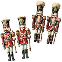 Corolla Nyomtatott dekorkarton - Diótörő 8, 5cm 4db/cs