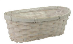 Corolla Exp-Imp. Kft Ovál bambusz kosár peremes