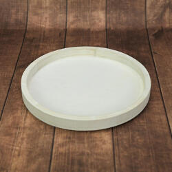 Corolla Exp-Imp. Kft Fa tálca fehér 26cm