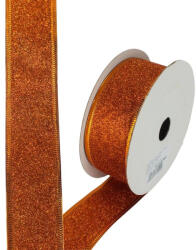 Corolla Exp-Imp. Kft Karácsonyi szalag géitteres - bronz, drótos szegéllyel