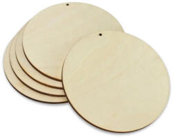Corolla Exp-Imp. Kft Fa kör lap lyukkal natúr 15cm 5db/csomag