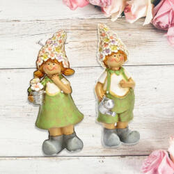 Nyomtatott dekorkarton - Virágsapkás pár 2/csomag - csinaldmagadshop