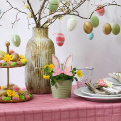 Corolla Exp-Imp. Kft Nyomtatott dekorkarton - Nyuszifül rózsaszín kicsi 2db/csomag