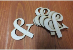  & Natúr fa betű Carmen 5db/csomag 5cm - csinaldmagadshop