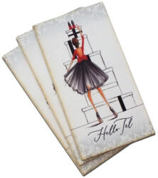  Nyomtatott dekorkarton - Hello tél táblák 3db/cs - csinaldmagadshop