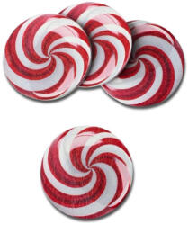  Nyomtatott fa tábla - Karácsonyi cukorka kerek 4db/csomag - csinaldmagadshop