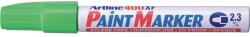 Artline Marker cu vopsea ARTLINE 400XF, corp metalic, varf rotund 2.3mm - vernil (EK-400XF-YGR) - officeclass