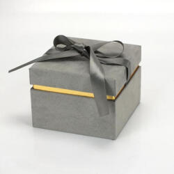 Corolla Bársony corolla doboz masnival szürke 72/#