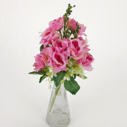  Rózsacsokor 10 fejes pink