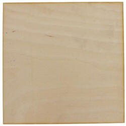  Natúr fa - Négyzet tábla 15x15cm - csinaldmagadshop