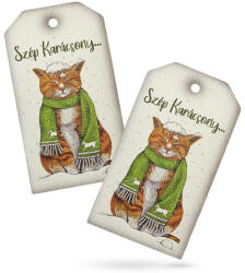 Corolla Nyomtatott fa tábla - Karácsonyi tábla 2db/csomag - Szép karácsony