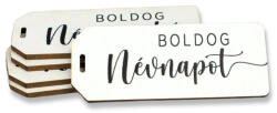  Nyomtatott dekorkarton - Boldog névnapot táblák 5db
